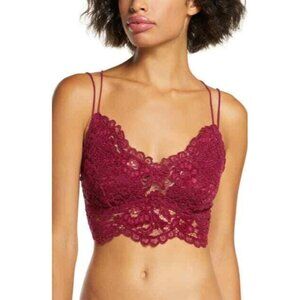 NWT Intimately Free People Celine Velvet Bralette SZ XS Mulberry Retails $48